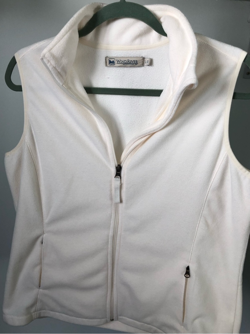 Gorpcore WindRiver Fleece Zip Vest with Back Scrunch Size L